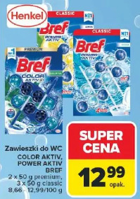 Zawieszki do WC Color Aktiv, Power Aktiv Bref