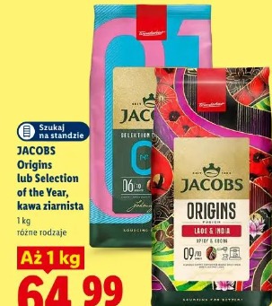 Jacobs Origins lub Selection of the Year, kawa ziarnista