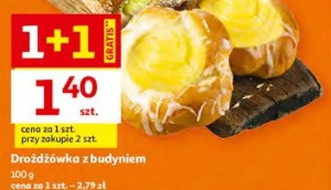 Drożdżówka z budyniem