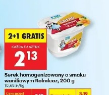 Serek homogenizowany o smaku waniliowym Rolmlecz