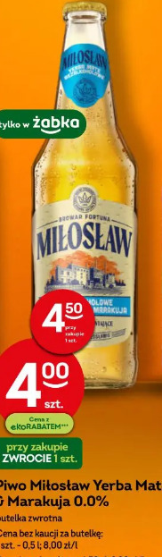 Piwo Miłosław Yerba Mate & Marakuja 0.0%