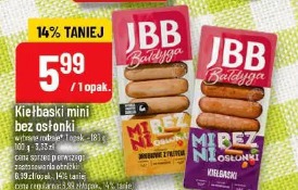 Kiełbaski mini bez osłonki JBB Bałdyga