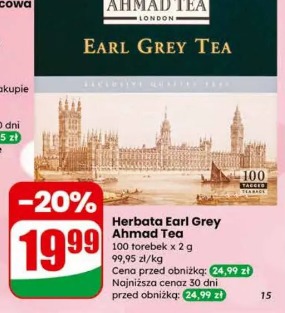 Herbata Earl Grey Ahmad Tea