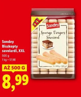 Sondey Biszkopty savoiardi, XXL