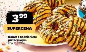 Donut z nadzieniem pistacjowym