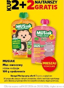 Musiak Mus owocowy różne rodzaje