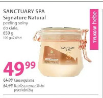 Sanctuary Spa Signature Natural peeling solny do ciała