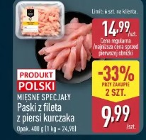 MIĘSNE SPECJAŁY Paski z fileta z piersi kurczaka