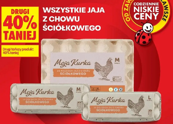 Wszystkie jaja z chowu ściółkowego