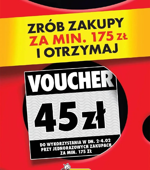 Voucher za zakupy za min. 175 zł