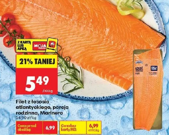 Filet z łososia atlantyckiego, porcja rodzinna Marinero