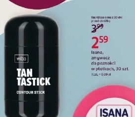 Isana zmywacz do paznokci w płatkach