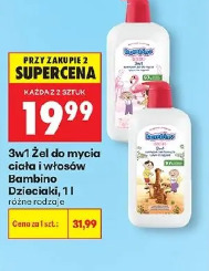 3w1 żel do mycia ciała i włosów Bambino Dzieciaki