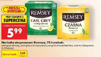 Herbata ekspresowa Remsey Earl Grey z nutą cytryny