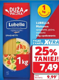 Lubella makaron spaghetti, pióra, świderki