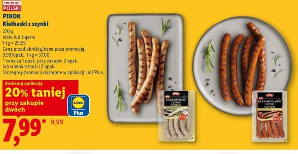 Pikok Kiełbaski z szynki