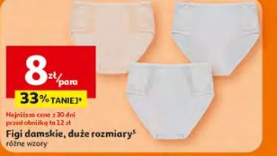 Figi damskie, duże rozmiary