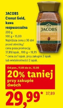 Jacobs Cronat Gold, kawa rozpuszczalna