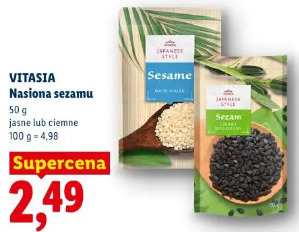 Vitasia nasiona sezamu