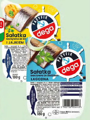 Sałatka warzywna ze śledziem Pacyfik