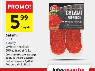 Salami BELL plastry