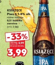 Książęce Piwo 4,1-8% alk.