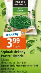 Szpinak siekany Proste Historie Iglotex