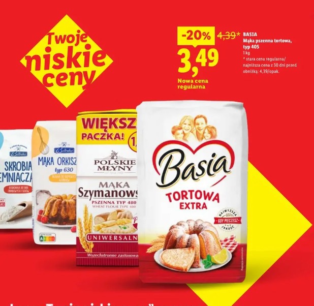Basia Mąka pszenna tortowa, typ 405