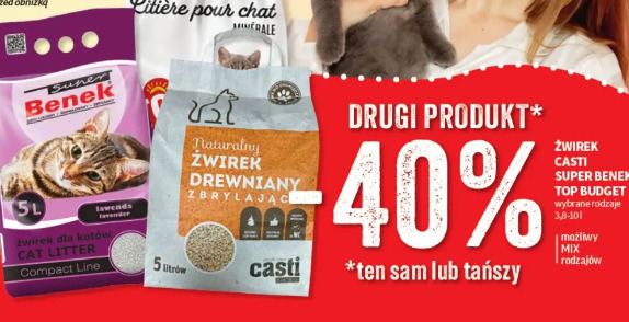 Żwirek Casti Super Benek Top Budget