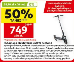 Hulajnoga elektryczna 350 W Kepland