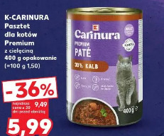 K-Carinura Pasztet dla kotów Premium z cielęciną