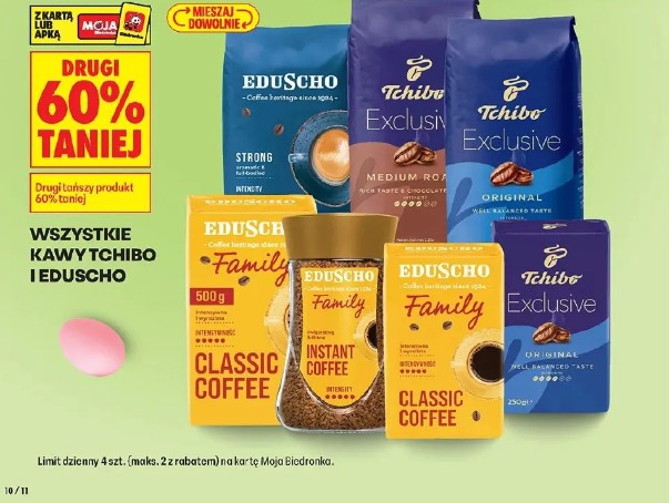 Wszystkie kawy Tchibo i Eduscho 