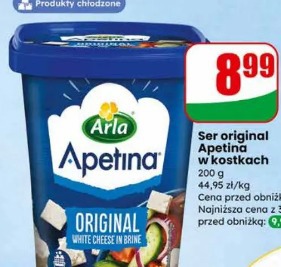 Ser original Apetina w kostkach