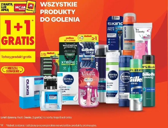 Wszystkie produkty do golenia