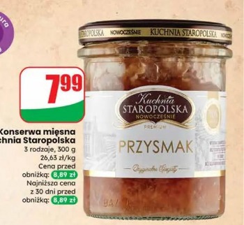 Konserwa mięsna Kuchnia Staropolska