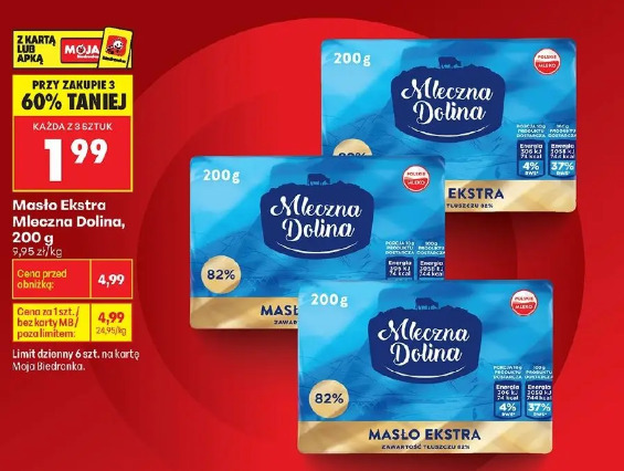 Masło Ekstra Mleczna Dolina