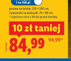 Livarno Pościel satynowa z bawełny