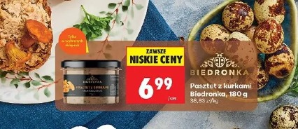Pasztet z kurkami Biedronka