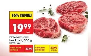 Goleń wołowa bez kości