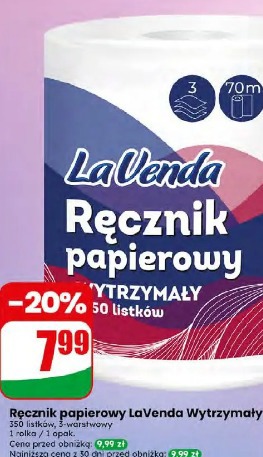 Ręcznik papierowy LaVenda Wytrzymały