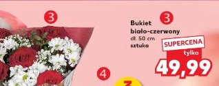 Bukiet biało-czerwony