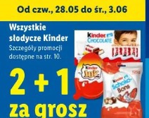Wszystkie słodycze Kinder