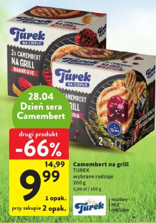Camembert na grill Turek