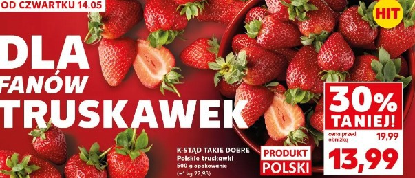 Polskie truskawki 500g 