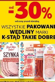 Pakowane wędliny marki K-Stąd Takie Dobre