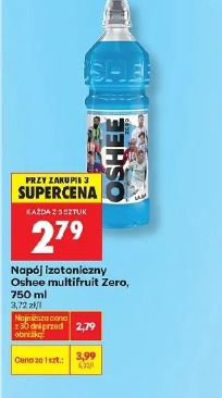 Napój izotoniczny Oshee multifruit Zero