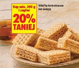 Wafle krówkowe na wagę