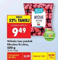 Wiśnie bez pestek Mrożona Kraina