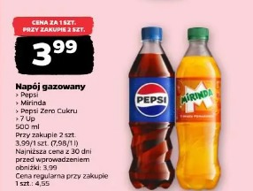 Napój gazowany Pepsi Mirinda Pepsi Zero Cukru Mirinda 7 UP