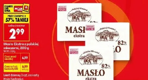 Masło ekstra z polskiej mleczarni